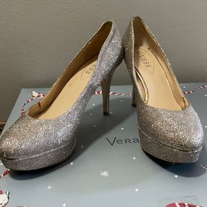 Guess women’s sparkly heels